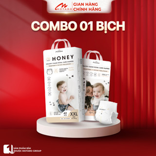   KHÔNG QUÀ  1 Bịch Tã Bỉm Dán Quần Honey Premium Chính Hãng Motaro Cho Bé 