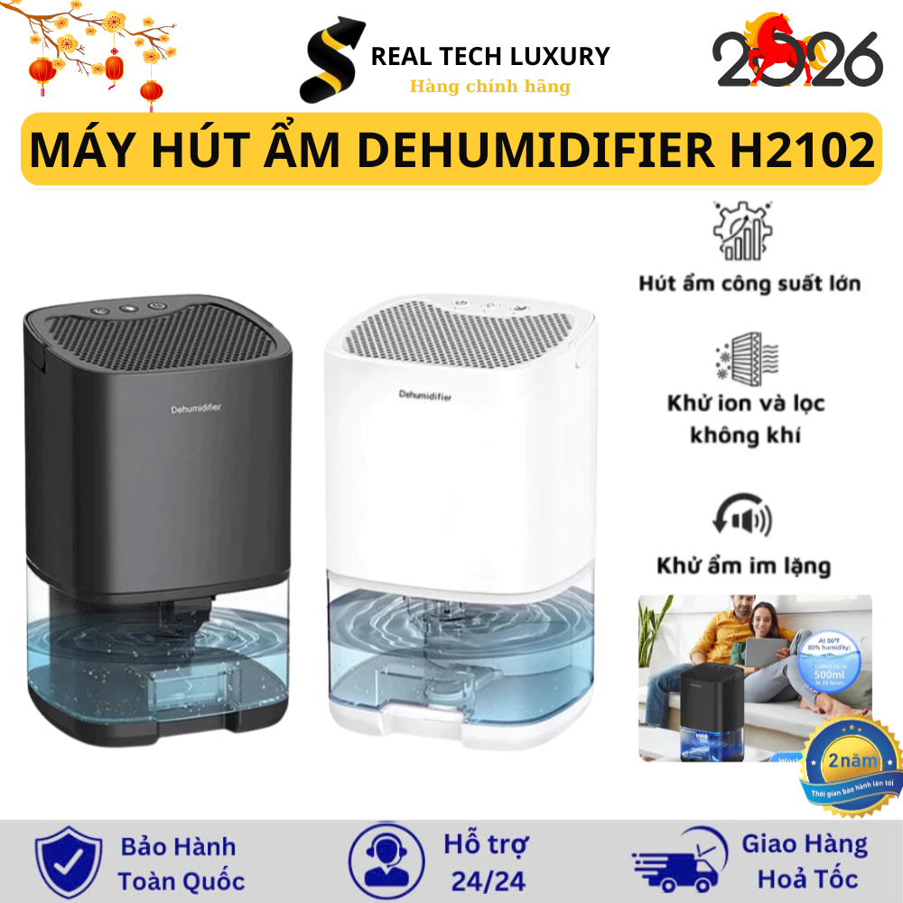Máy Hút Ẩm Không Khí DEHUMIDIFIER  H2102 - Máy Lọc Không Khí Mini - Chống Ẩm Bảo Đảm Sức Khỏe