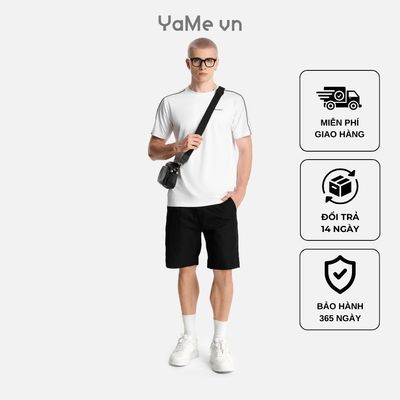 Quần Đùi Kaki Nam Ống Suông DurableTex™ Đứng Dáng The No Style 198 Dáng Vừa Vặn F3 24152 |YaMe|