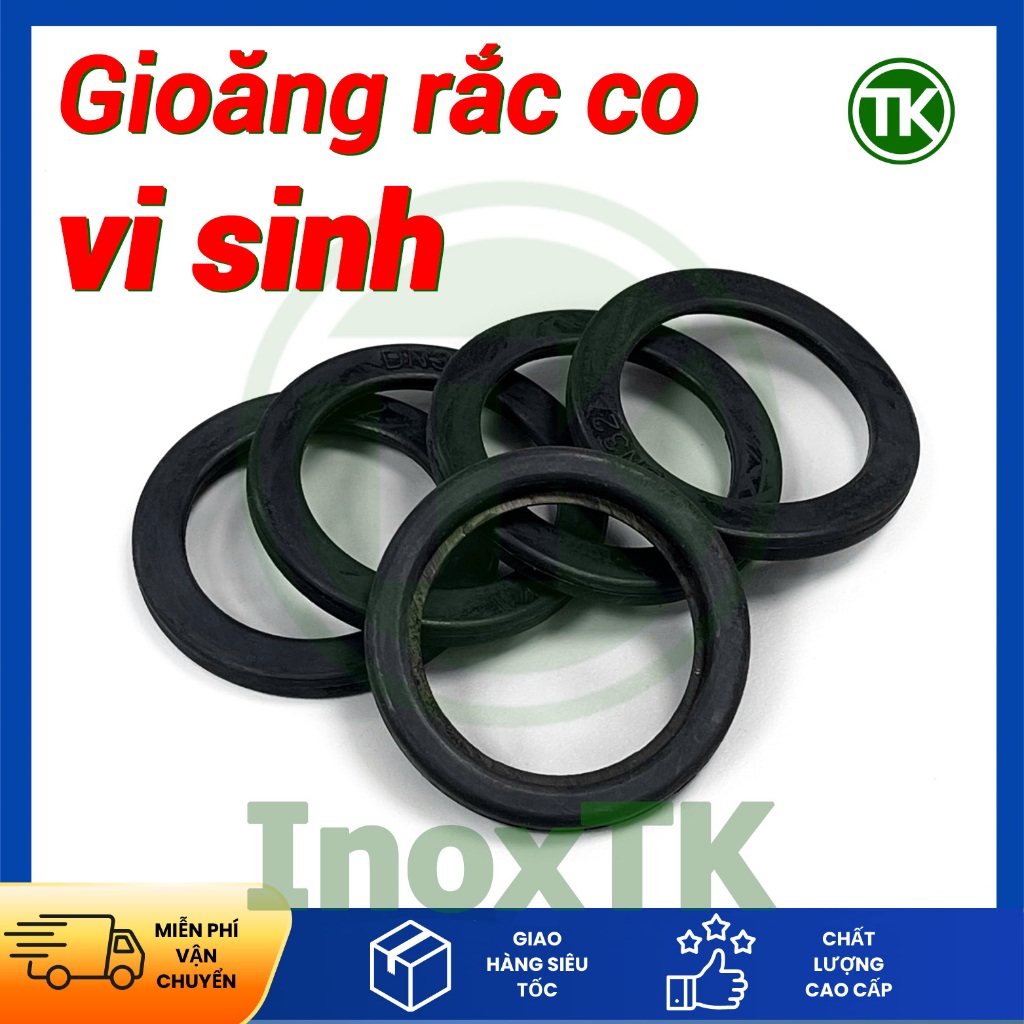 Gioăng Rắc Co Vi Sinh chuẩn DIN chất liệu EPDM - Ron rắc co EPDM tiêu chuẩn DIN