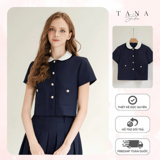Set Áo Blazer Cổ Sen +  Chân Váy Midi Xếp Ly Dài/Ngắn Cạp Cao Phong Cách Hàn Quốc Thanh Lịch