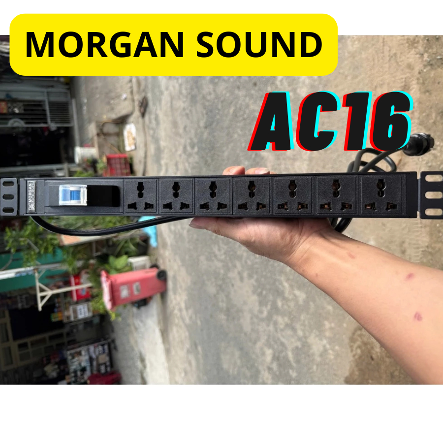 Thiết Bị Ổ Cắm Điện MORGAN SOUND AC16 – Giải Pháp An Toàn Cho Hệ Thống Âm Thanh