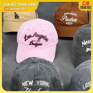 (𝗖𝗵𝗶́𝗻𝗵 𝗵𝗮̃𝗻𝗴) Tổng Hợp Mẫu Mũ Nón MLB Jean – Varsity Vintage Cursive, Form Chuẩn, Chất Vải Cao Cấp