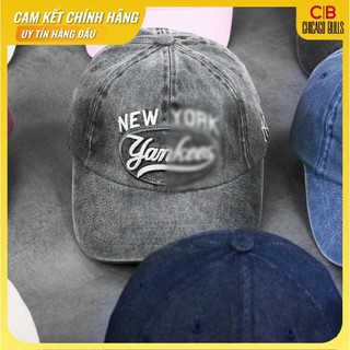 (𝗖𝗵𝗶́𝗻𝗵 𝗵𝗮̃𝗻𝗴) Tổng Hợp Mẫu Mũ Nón MLB Jean – Varsity Vintage Cursive, Form Chuẩn, Chất Vải Cao Cấp