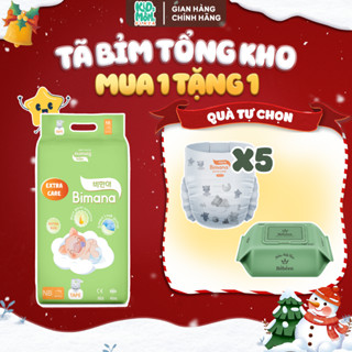   1E   COMBO TRẢI NGHIỆM  COMBO 1 BỊCH tã bỉm Bimana Extra Care Hàn Quốc mỏng thấm tốt size NB tới 4XL 