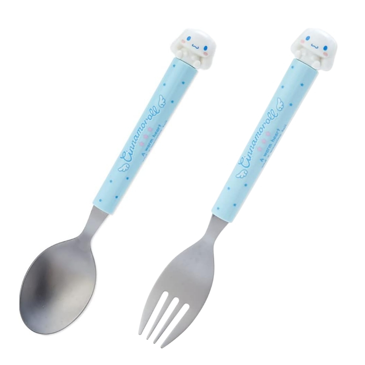Sanrio Mascot Spoon/Fork with Cinnamoroll
