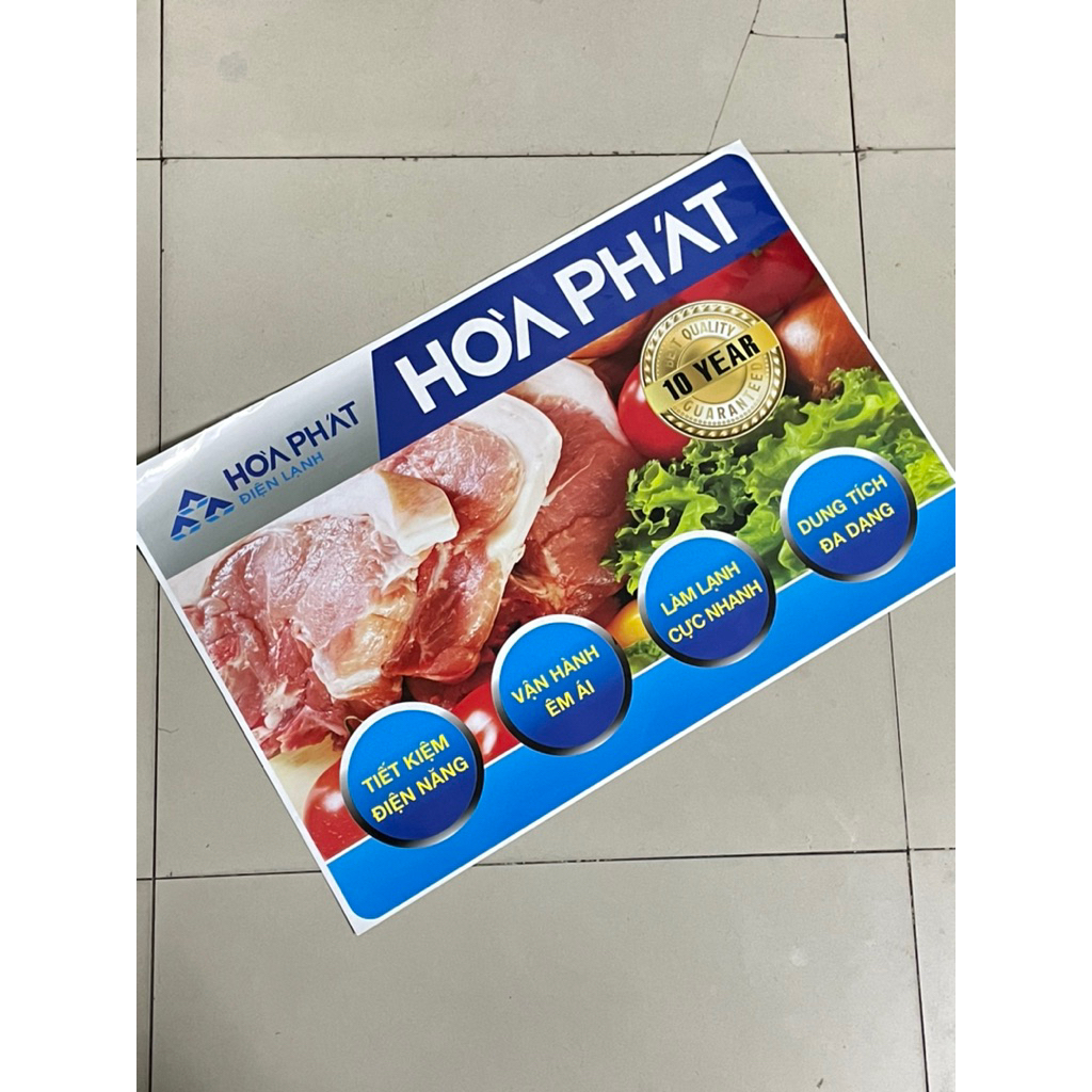 tem dán tủ đông tủ mát 41 x 60 cm