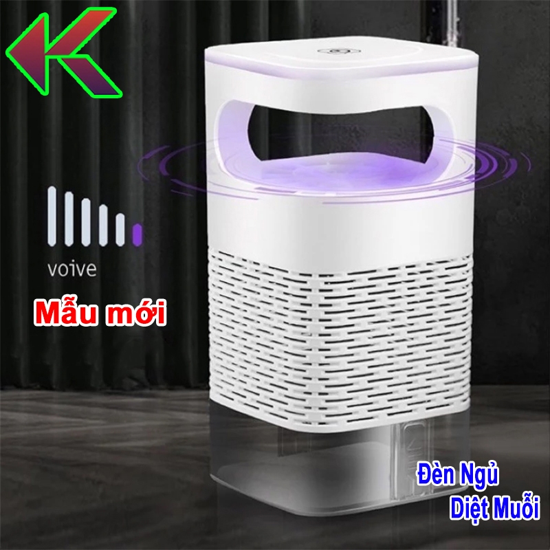 Đèn Bắt Muỗi Tự Động - Đèn UV diệt muỗi, côn trùng Thông Minh Kiêm Đèn Ngủ - An Toàn Tiện Dụng