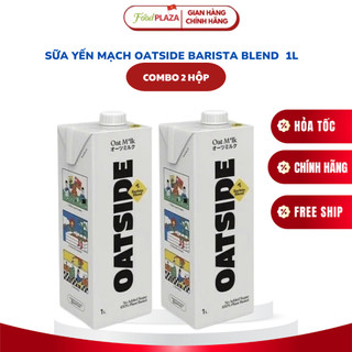   Combo 2 Hộp  Sữa Yến Mạch OATSIDE Barista Blend 1 Lit  2 x 1L  