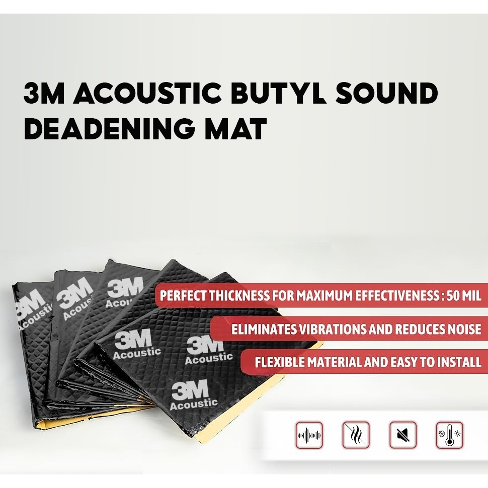 GIẢM GIÁ TẤM CÁCH ÂM Ô TÔ 3M 2 LỚP, 3 LỚP. BÔNG TIÊU ÂM 3M