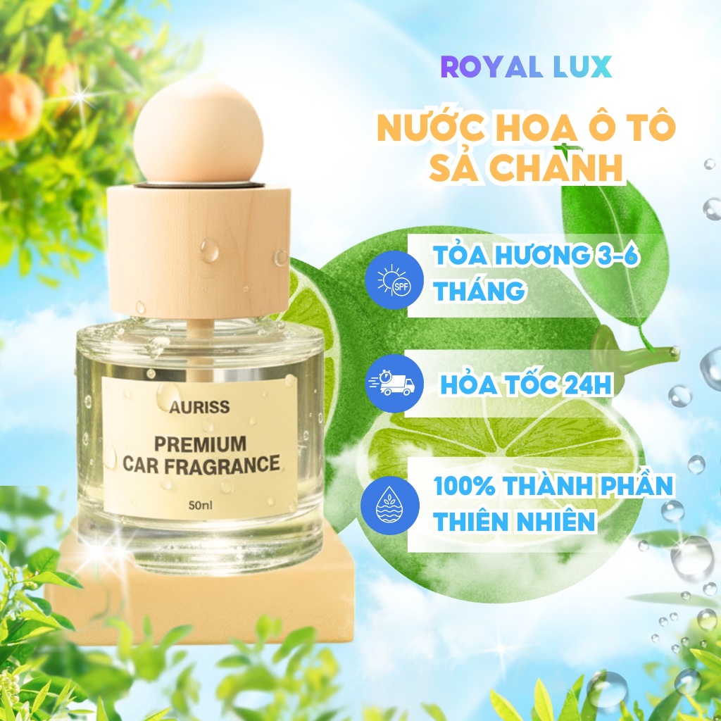 Nước Hoa Ô Tô Hương Chanh Sả 50ml