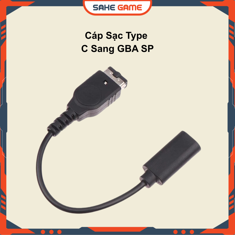 Cáp Sạc Type C To GBA SP Dây Sạc Type C To GBA SP Cáp Sạc Type C Sang GBA SP Dây Sạc Type C Sang GBA