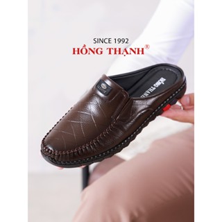  Giày Sabo Nam HỒNG THẠNH Dép Sục Nam Da Bò Êm Chân Thanh Lịch Đế Chống Trượt - 5270 