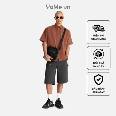 Áo Sơ Mi Nam Tay Ngắn Mát Như Vải Đũi AirDry™ Thoát Mồ Hôi Nhanh The No Style 117 Dáng Rộng Rãi F4 23662 |YaMe|