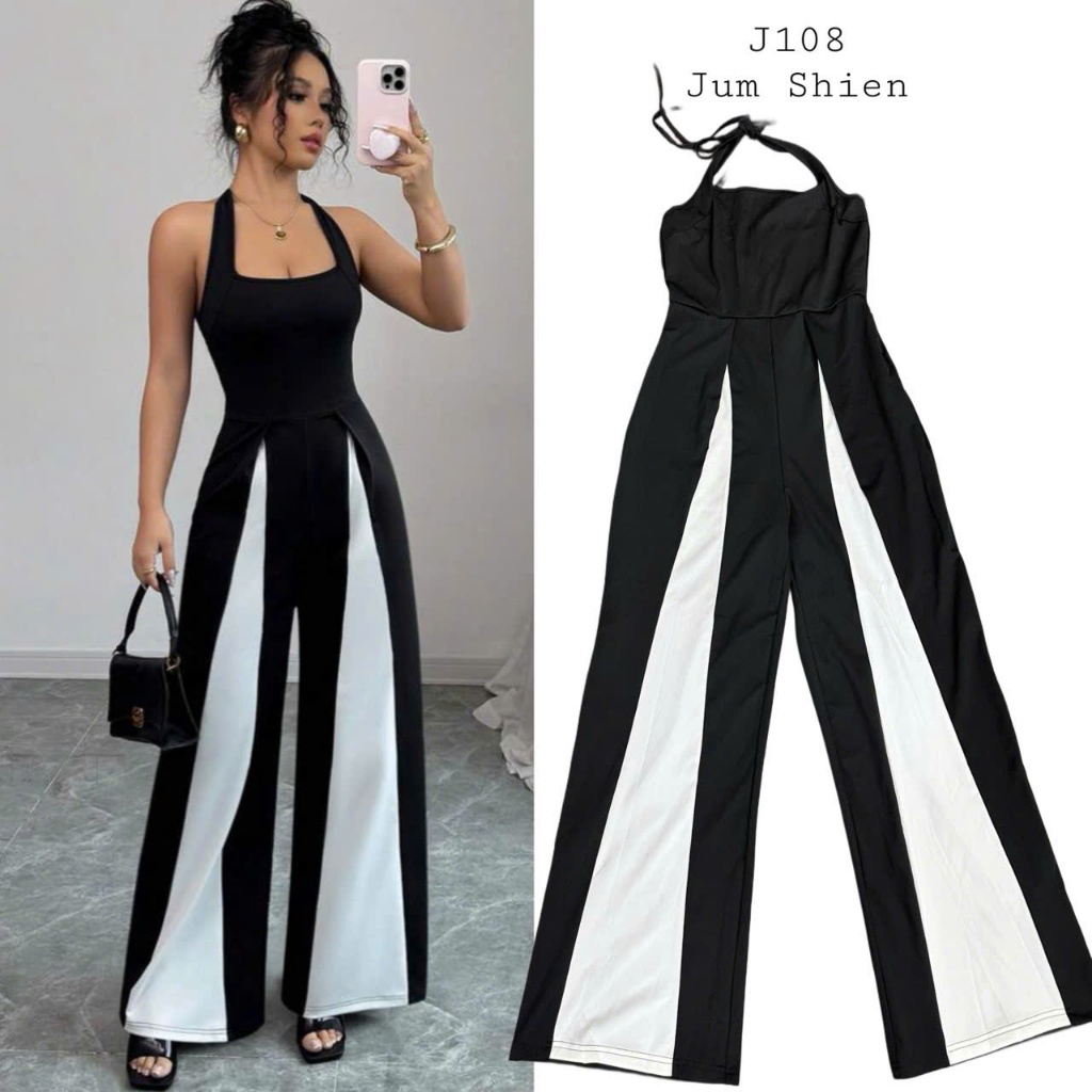 j108 Jum yếm trắng đen Shien