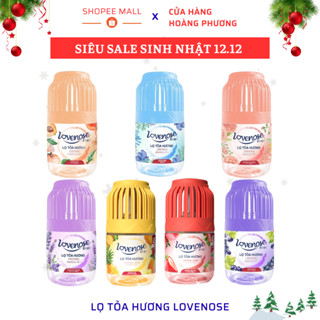  Lọ tỏa hương thơm phòng Lovenose hương thơm tự nhiên dễ chịu khử mùi thế hệ mới 45 ngày - 180ml 