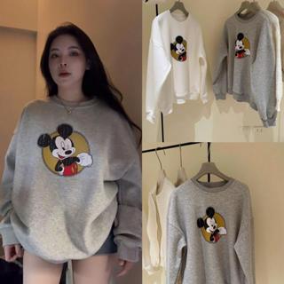   DEAL ĐỘC QUYỀN SHOPEE  Áo Sweater Nỉ Cổ Tròn Phối Hình In Nam Nữ By Trang Mun B62 