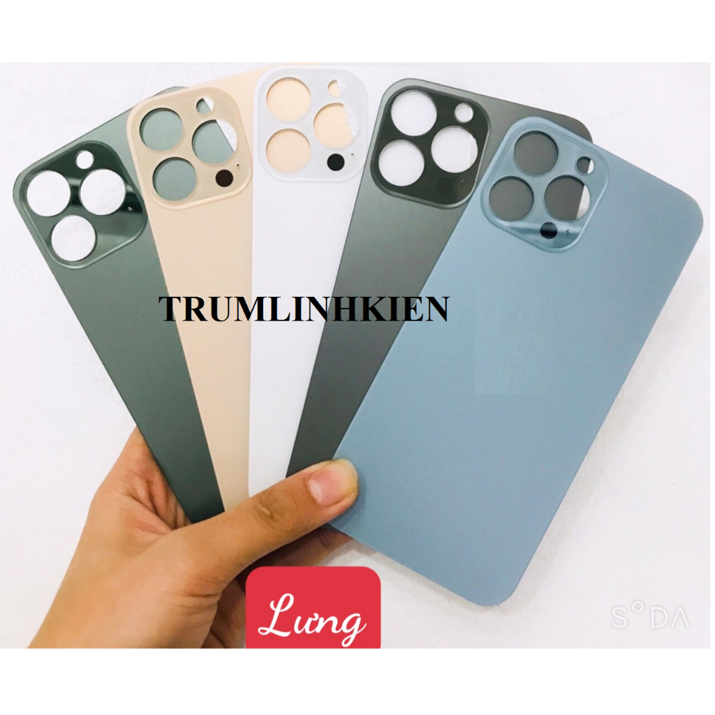NẮP LƯNG CHO TÁO 13 PRO MAX ( 4 MÀU) ,NEW 100%