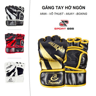 Găng Tay hở ngón MMA - BOXING - UFC - Võ Thuật - Muay cho người lớn.