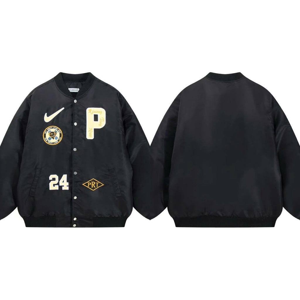 Áo bomber jacket NIKE 2025 chất liệu gió xịn giày dặn, bên trong lót vải gió trần trám HT.Clothes