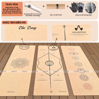  Thảm Tập Yoga Gỗ Bần Và Cao Su Tự Nhiên Định Tuyến Chống Trơn Trượt Nicegood Gỗ Sồi Dạng Nút Chai 