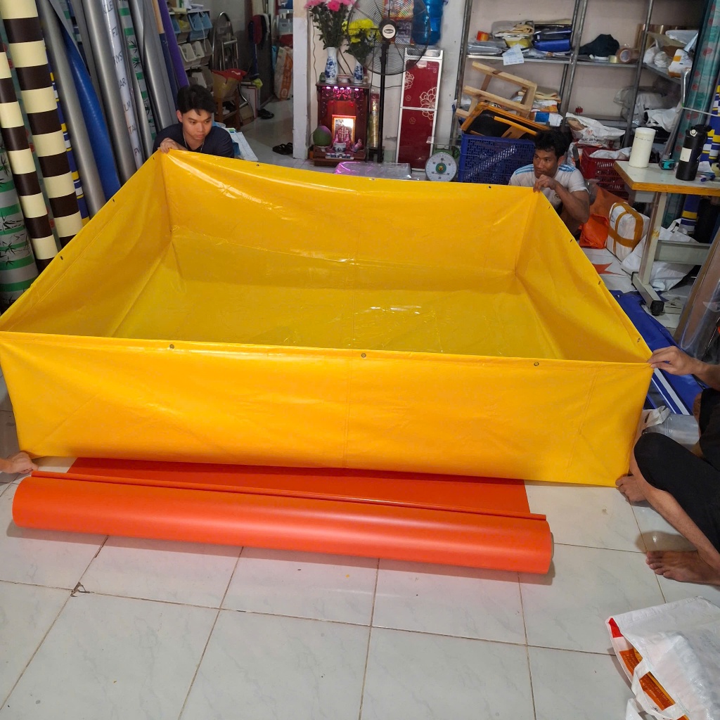 Bạt hồ nuôi thủy sản. Bạt nuôi tôm cá. Bạt hồ bơi trẻ em