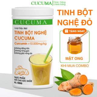  Tinh Bột Nghệ Đỏ Hỗ Trợ Bảo Vệ Dạ Dày Tăng Sức Đề Kháng Cucuma 500G 