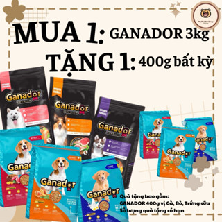  3kg - Thức ăn GANADOR cho chó 