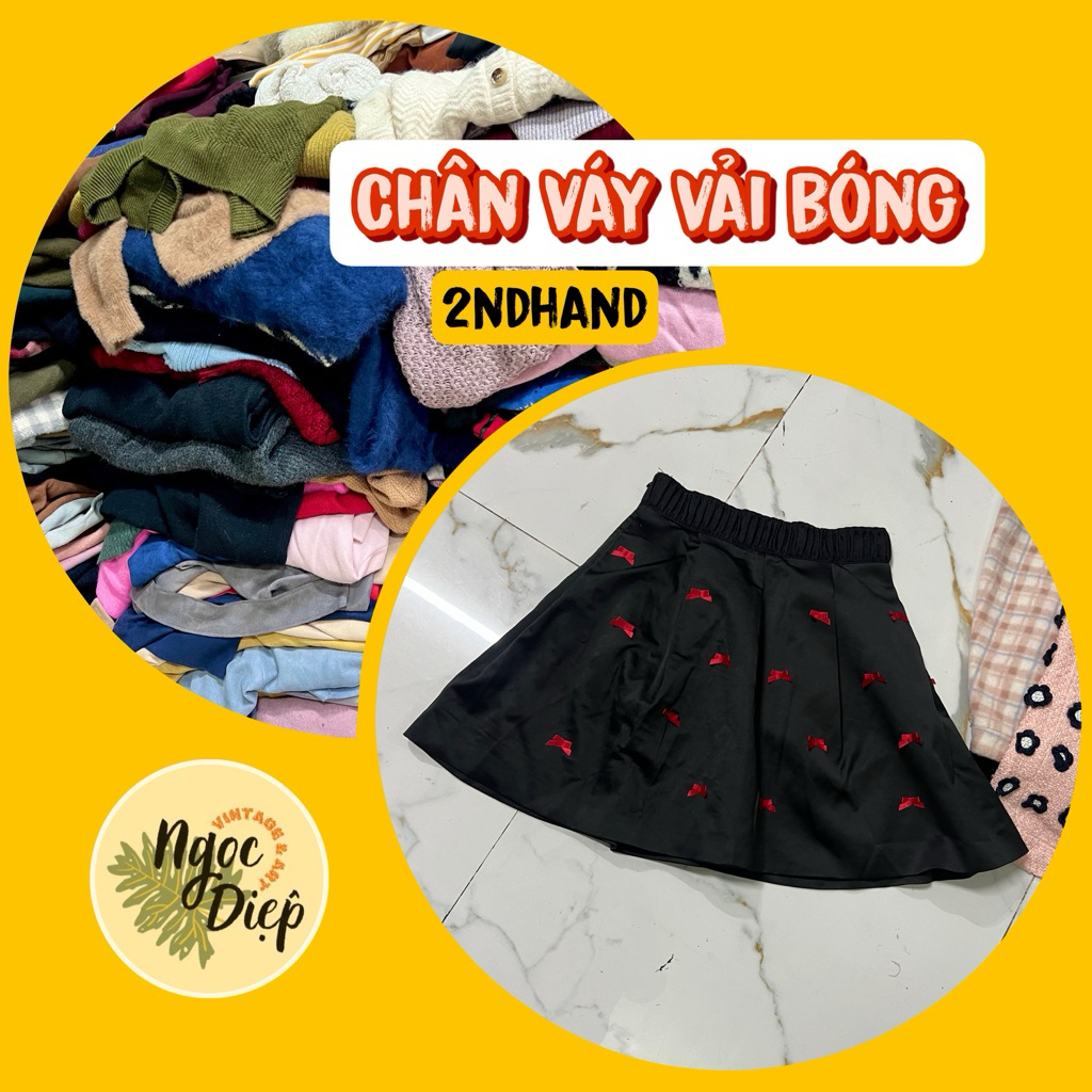 [2ndhand] CHÂN VÁY VẢI BÓNG CHO NỮ hàng thùng/ hàng thanh lý nhiều kiểu đẹp tuyển chọn