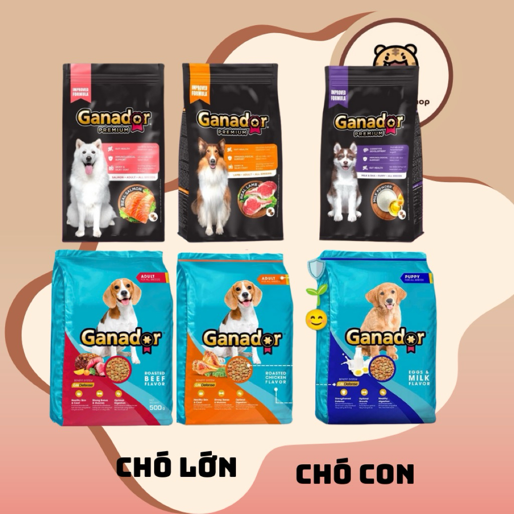 3kg - Thức ăn GANADOR cho chó