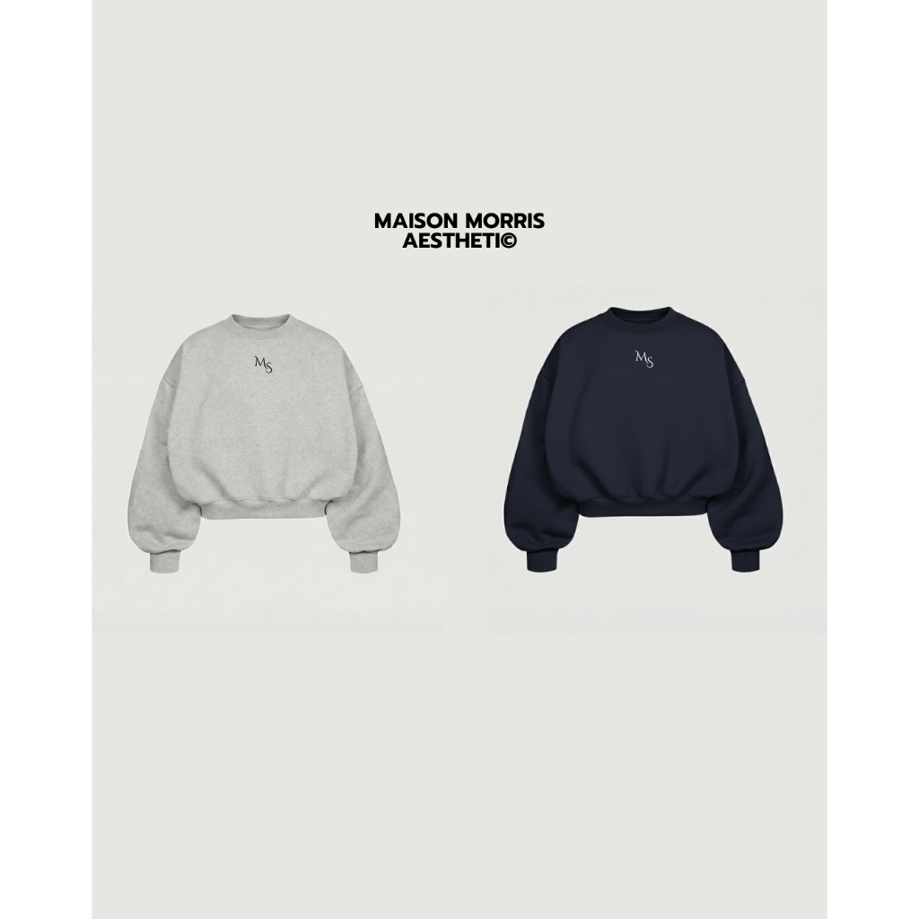 Áo Sweater Form Boxy Maison Morris 2025