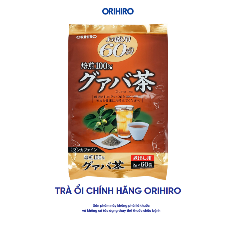 Trà ổi hỗ trợ giảm cân Orihiro 60 gói