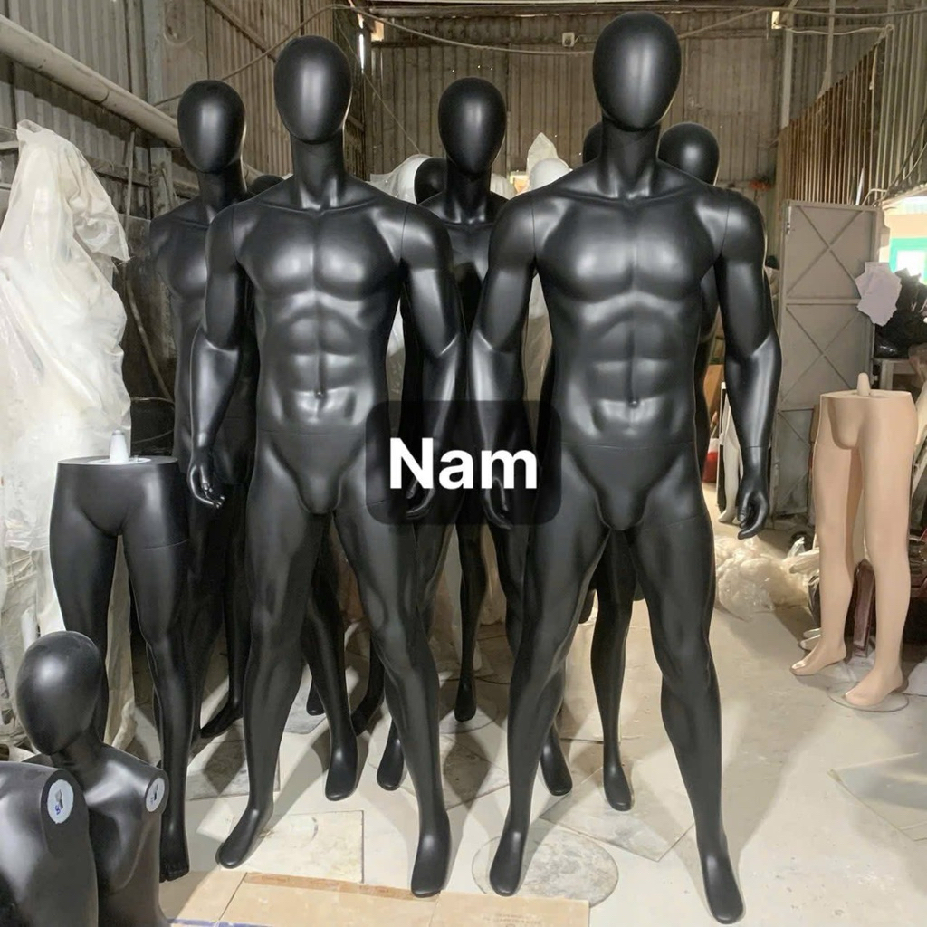 Manocanh nam thể thao đầu trứng kèm đế