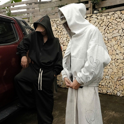 Áo Khoác Nỉ Boxy NSEVEN SEPTGALLERY Boxy Zip Jacket NHD.490