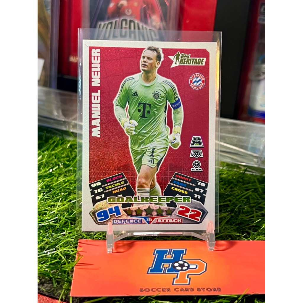 Thẻ bóng đá Manuel Neuer Heritage Topps Match Attax UCL 2025/26