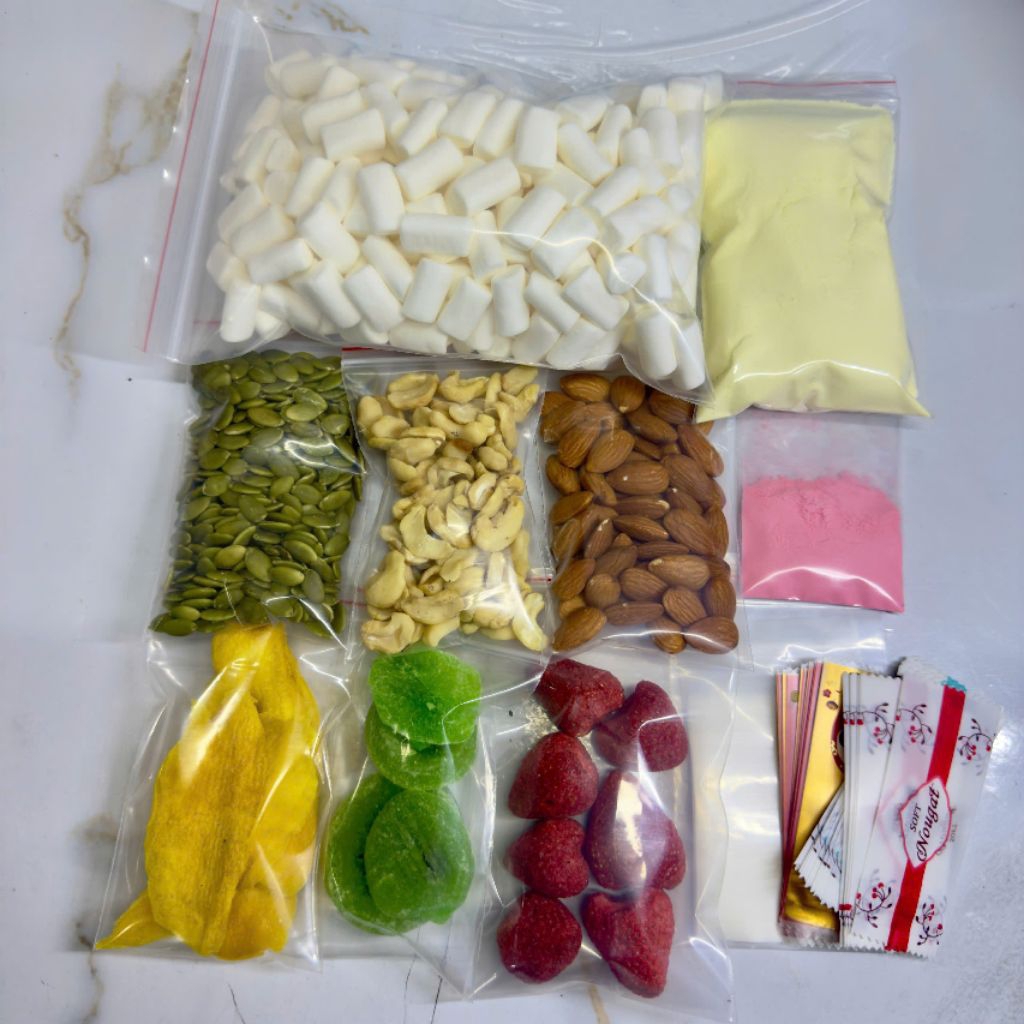 Set nguyên liệu tự làm Kẹo Nougat tại nhà