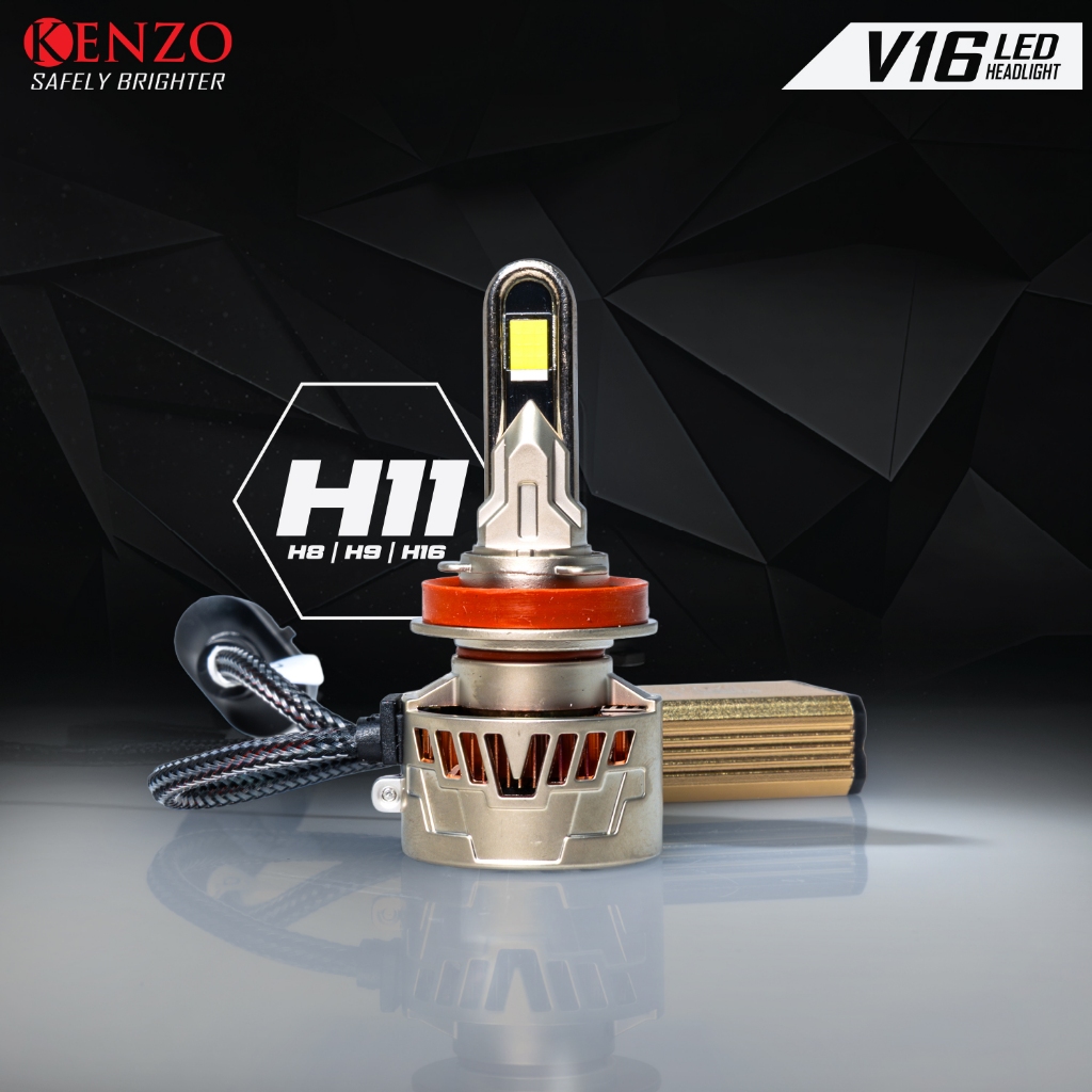 [Mẫu 2026] Đèn pha led Kenzo V16 chân H11 H8 H9 H16 - phù hợp nhiều xe V9s f15 v8s x10s z10-s V12 Z1