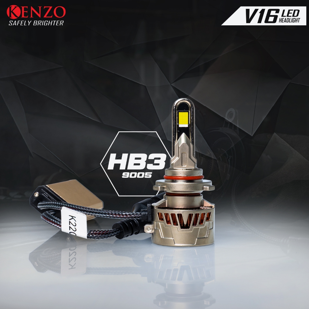 [Mẫu 2026] Đèn pha led Kenzo V16 chân HB3 9005 - phù hợp nhiều xe V9s f15 v8s x10s z10-s V12 Z10s Z1