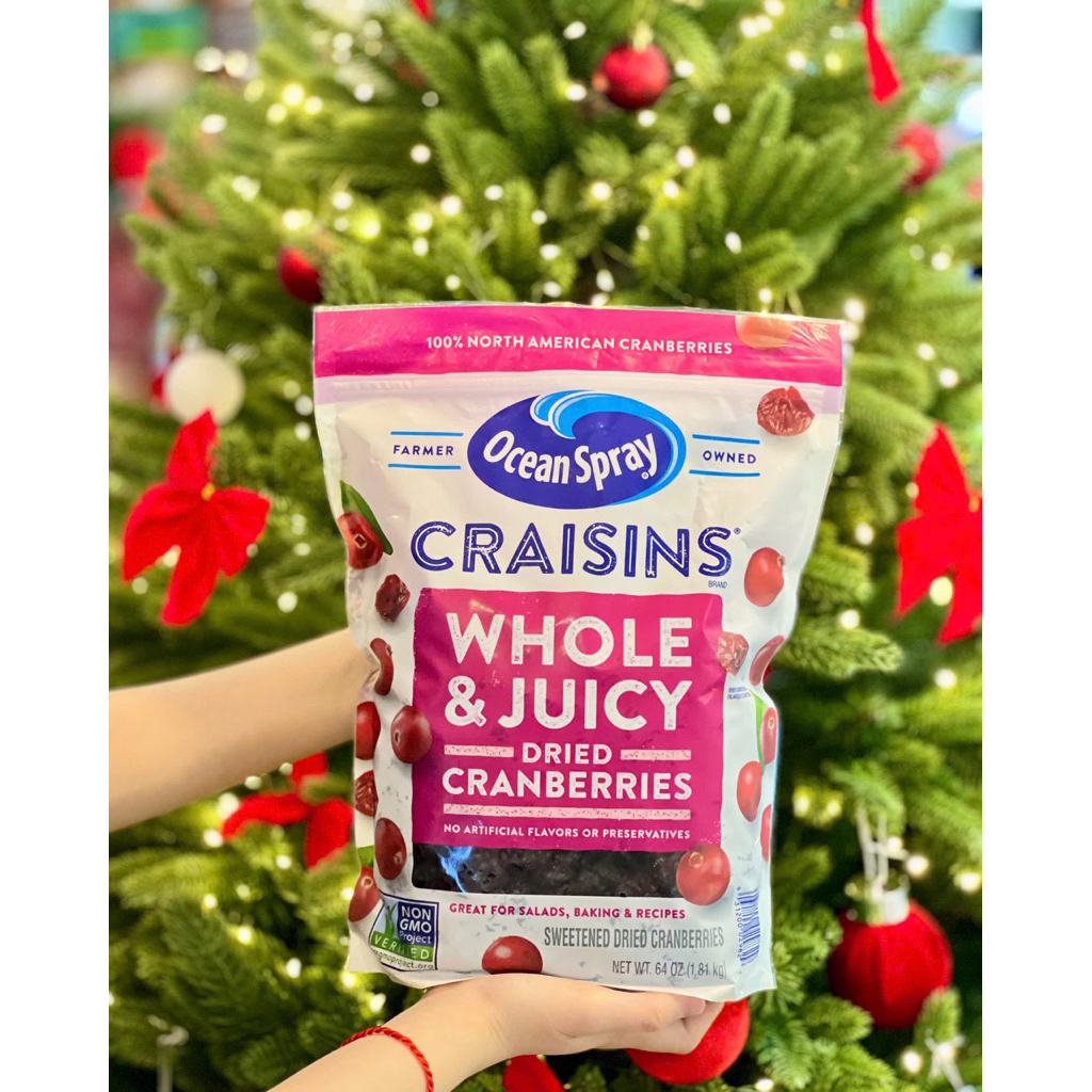 Nam Việt Quất Sấy Ocean Spray Túi 1.8kg Mỹ