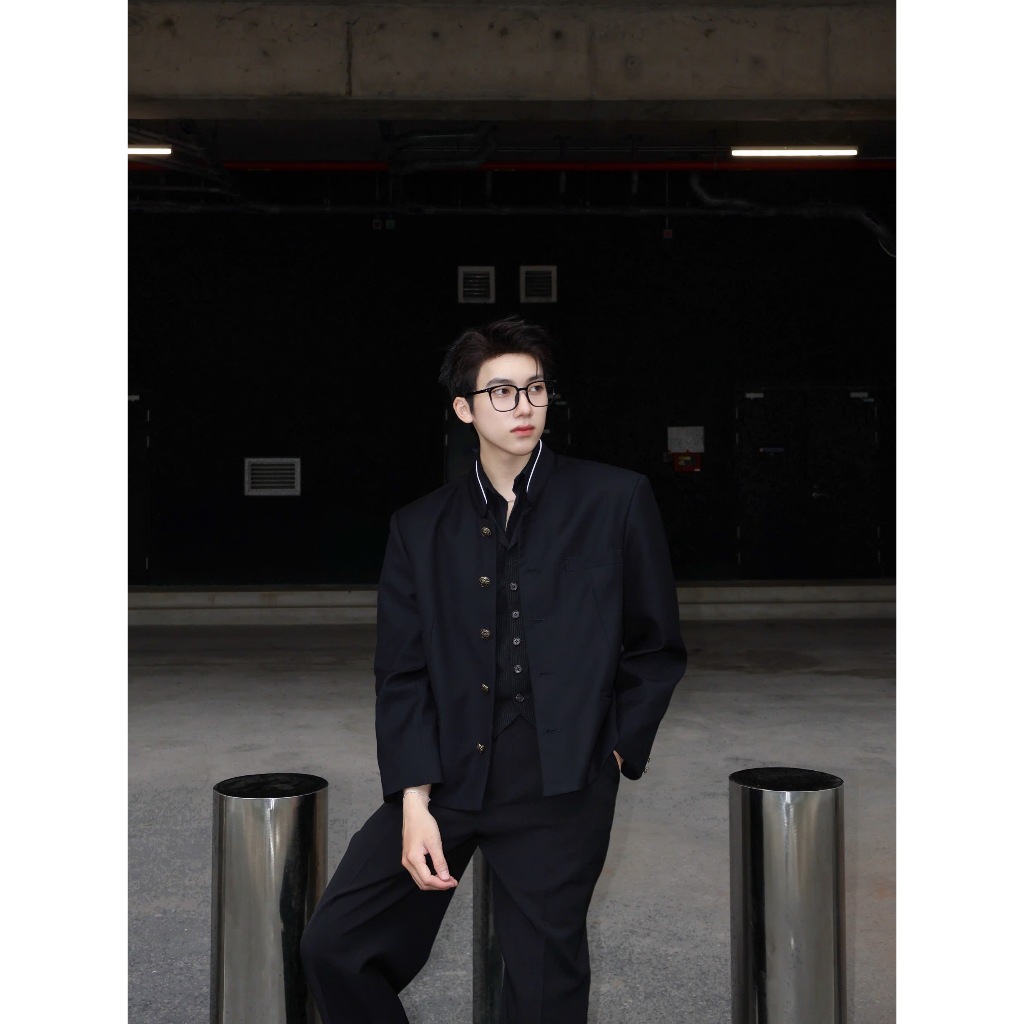 Áo Khoác Gakuran Cúc Kim Loại Đồng Form Regular , Áo Khoác Nam Sinh Nhật Bản The Jacket Club