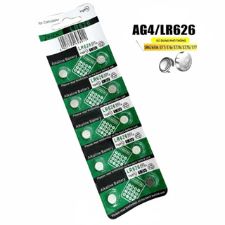 Pin đồng hồ FOURRON AG4 LR626 377A nam nữ  hợp kim kt 6.8mm x2.6mm