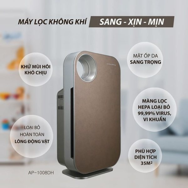 [COWAY] Máy lọc không khí Coway Dolomities (P) AP-1008DH - Bảo hành 12 tháng