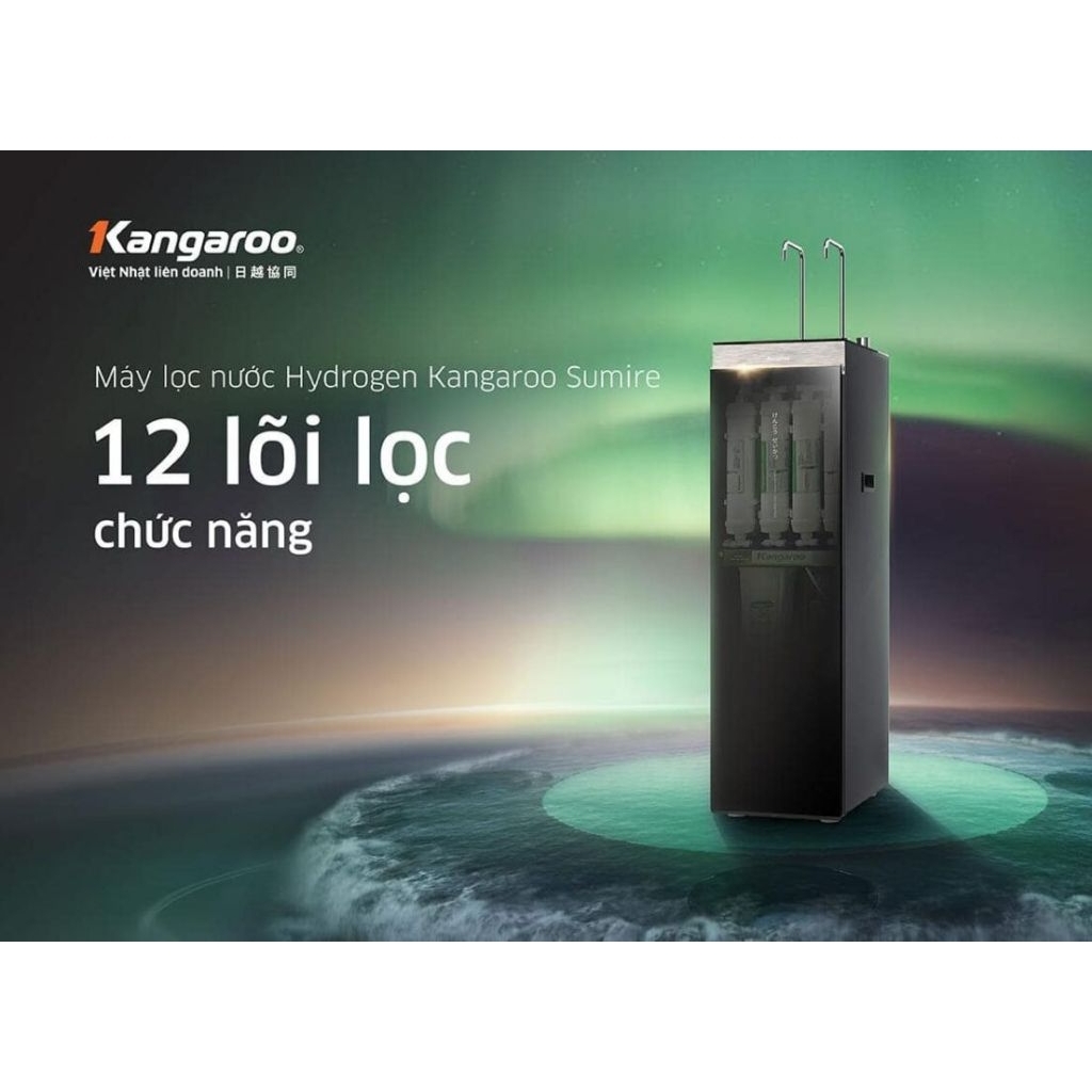 Máy lọc nước Hydrogen Nóng Lạnh Kangaroo KG12A8