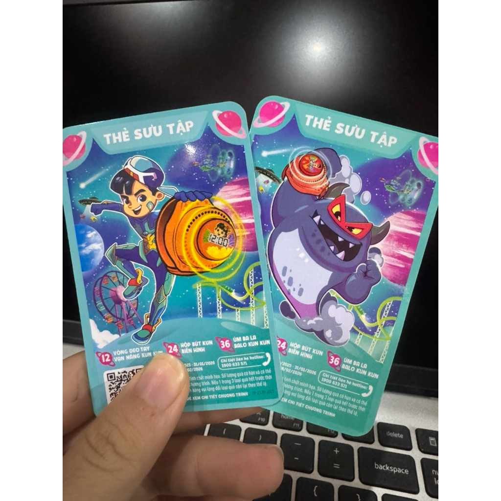 [THẺ KUN MỚI NHẤT 2025] Thẻ quà KUN THẦN KỲ PHÁ ĐẢO KUN GALAXY, Thẻ đổi quà KUN mới nhất 2025