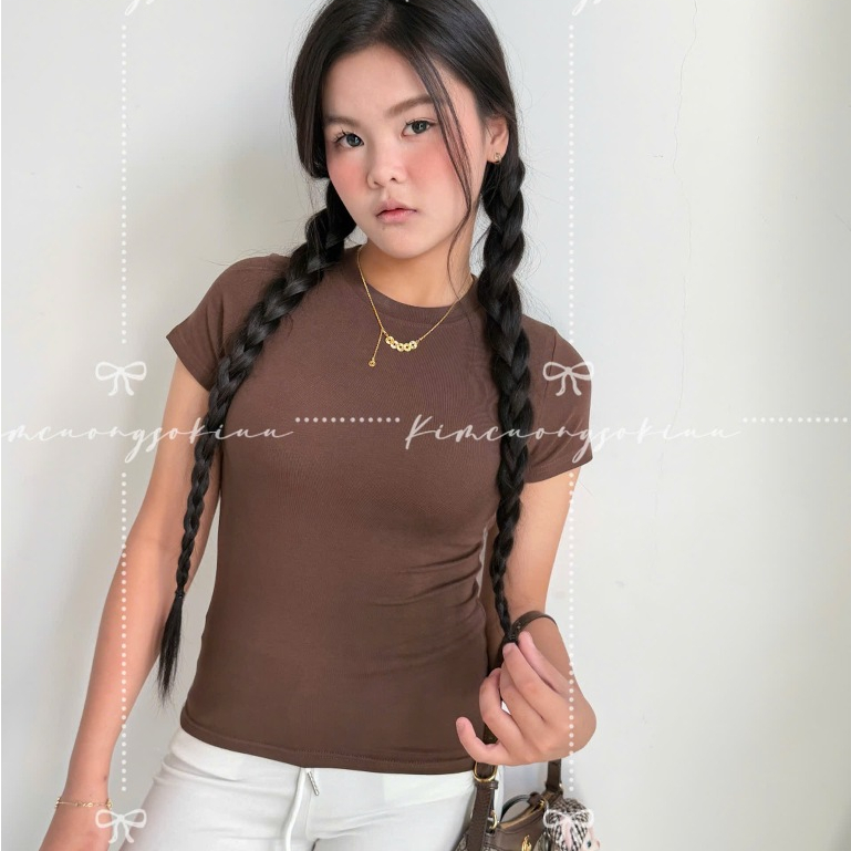 Áo Thun Trơn TeeDaily Kimcuongsokiuu Chất Bozip Mềm Mịn, Form đẹp. | BigBuy360 - bigbuy360.vn