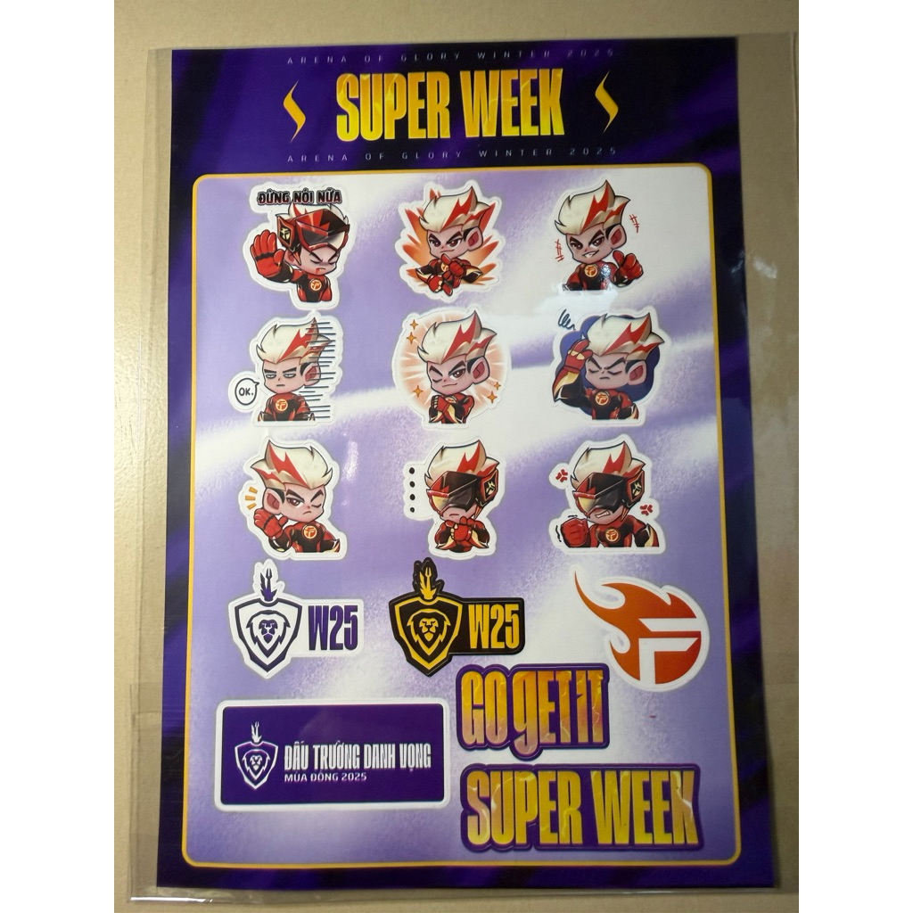 Stickers Mascot Flash Sen FPT Flash AOG Super Week Liên Quân Mobile by Garena