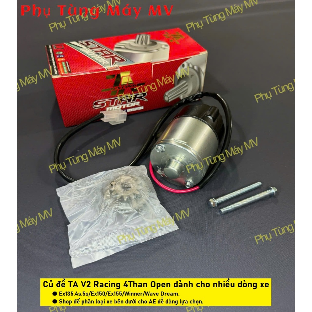 Củ đề TA Racing V2 mẫu New mới nhất dành cho xe Ex135.4s.5s/Ex150/Ex155/Winner