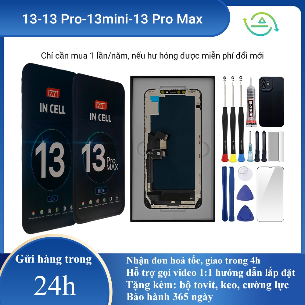 Màn hình ZY-GX chính hãng tương thích với iPhone 13/13 Pro/13 mini/13 Pro Max , Bảo hành 12T