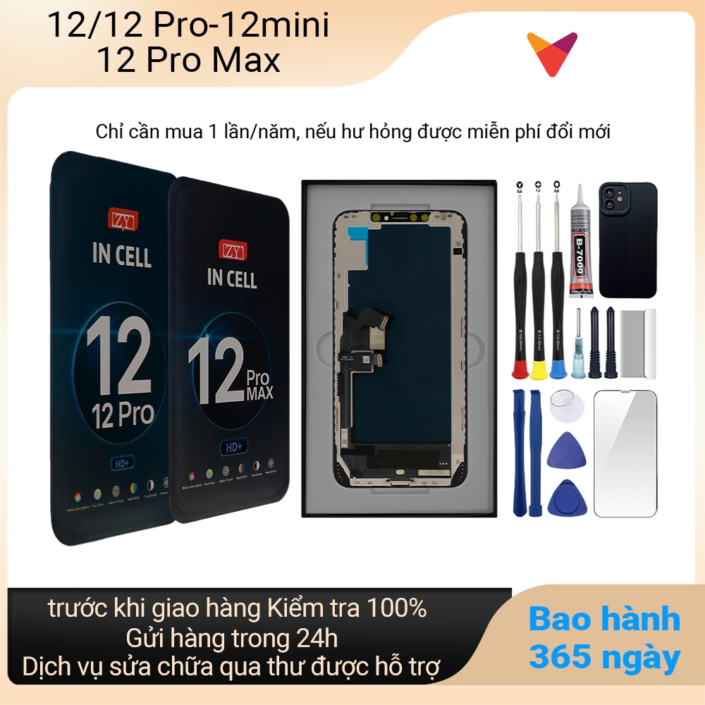 Màn hình ZY-GX chính hãng tương thích với iPhone 12/12 Pro/12 mini/12 Pro Max , Bảo hành 12T