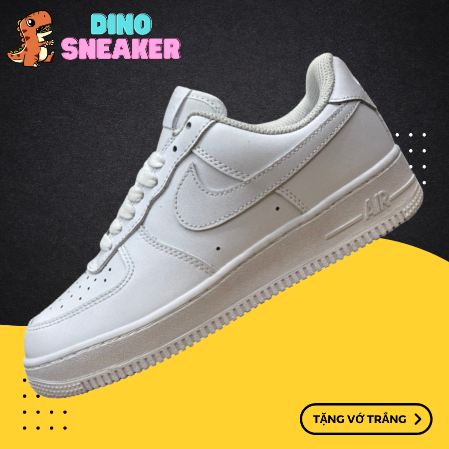 Giày 𝓐𝓕1 𝓛𝓸𝔀 𝓣𝓻𝓲𝓹𝓵𝓮 𝓦𝓱𝓲𝓽𝓮, 𝓕𝓾𝓵𝓵 𝓣𝓻𝓪̆́𝓷𝓰 - Dino.Sneaker99